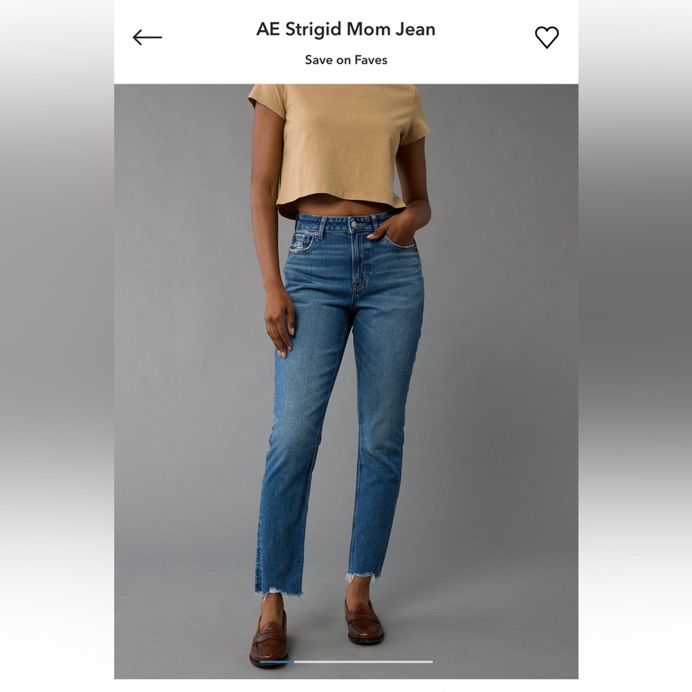 AE (American Eagle) Strigid Mom Jean